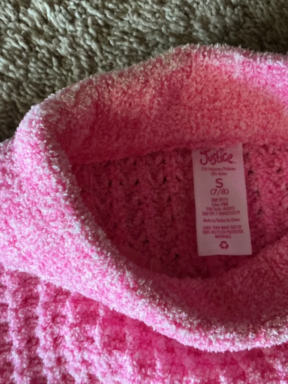 Lot of 2 Sweaters Girls Size 7/8 Used